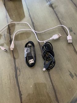 USB to Micro USB Cables Lot of 4