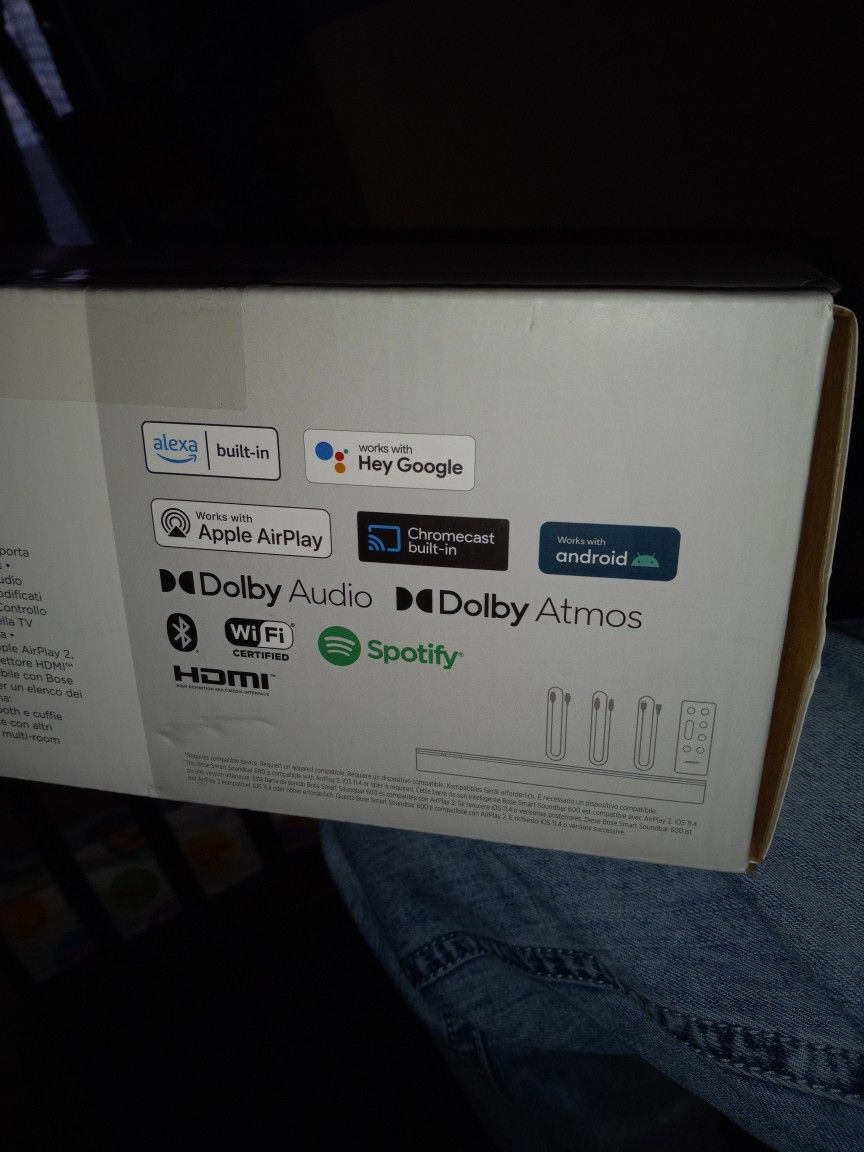 Bose Smart Soundbar & Bose TV Speaker