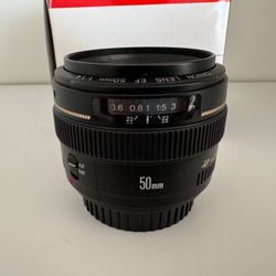 Canon EF 50mm f/1.4 USM Standard and Medium Telephoto Lens for Canon DSLR Cameras 
