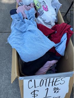 Large box of clothes