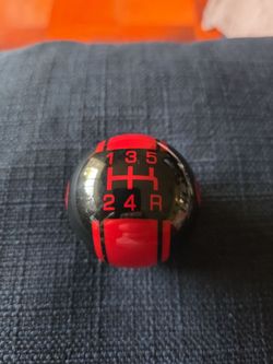 cobra black red Text Large Shift Knob 5Speed