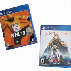 PS4 NHL 19 + Anthem Video Games Sony PlayStation 4  New NHL Hockey Sports EA