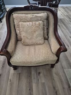 Antique Loveseat and Chair