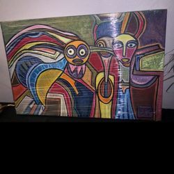 Original Signed Painting by Rahmon Olugunna (2024)