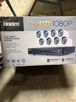 Security system Uniden Pro HD 1080P 8-Camera NVR Surveillance System