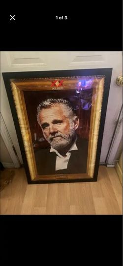 Dos Equis Most Interesting Man Framed Poster