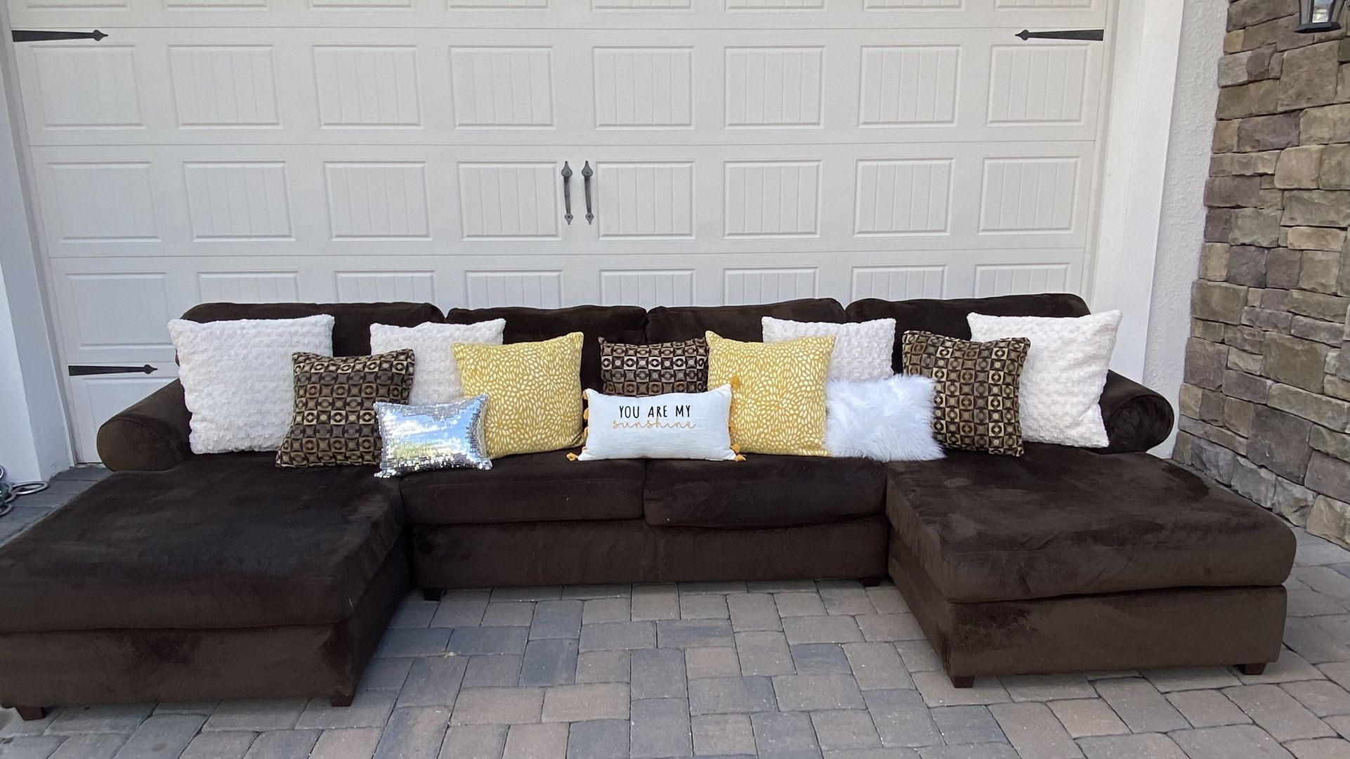 Sectional Sofa Double Chaise