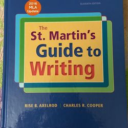 St. Martin Guide to Writing textbook