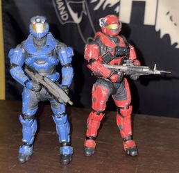 Halo Reach Spartan Loadouts Grenadier & Expert Marksman Series 3 good condition