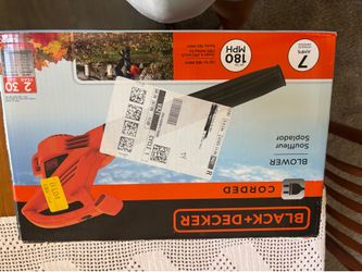 Black Decker Corded Blower