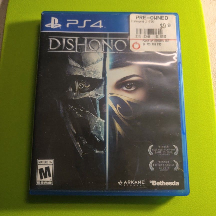 Dishonored 2 PS4