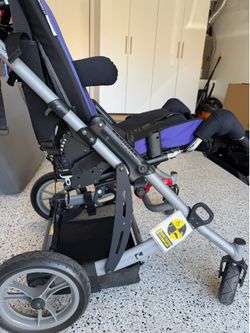 Convaid trekker 14 stroller tilt and supports , tie downs