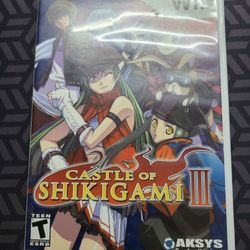 Castle Of Shikigami III Nintendo Wii