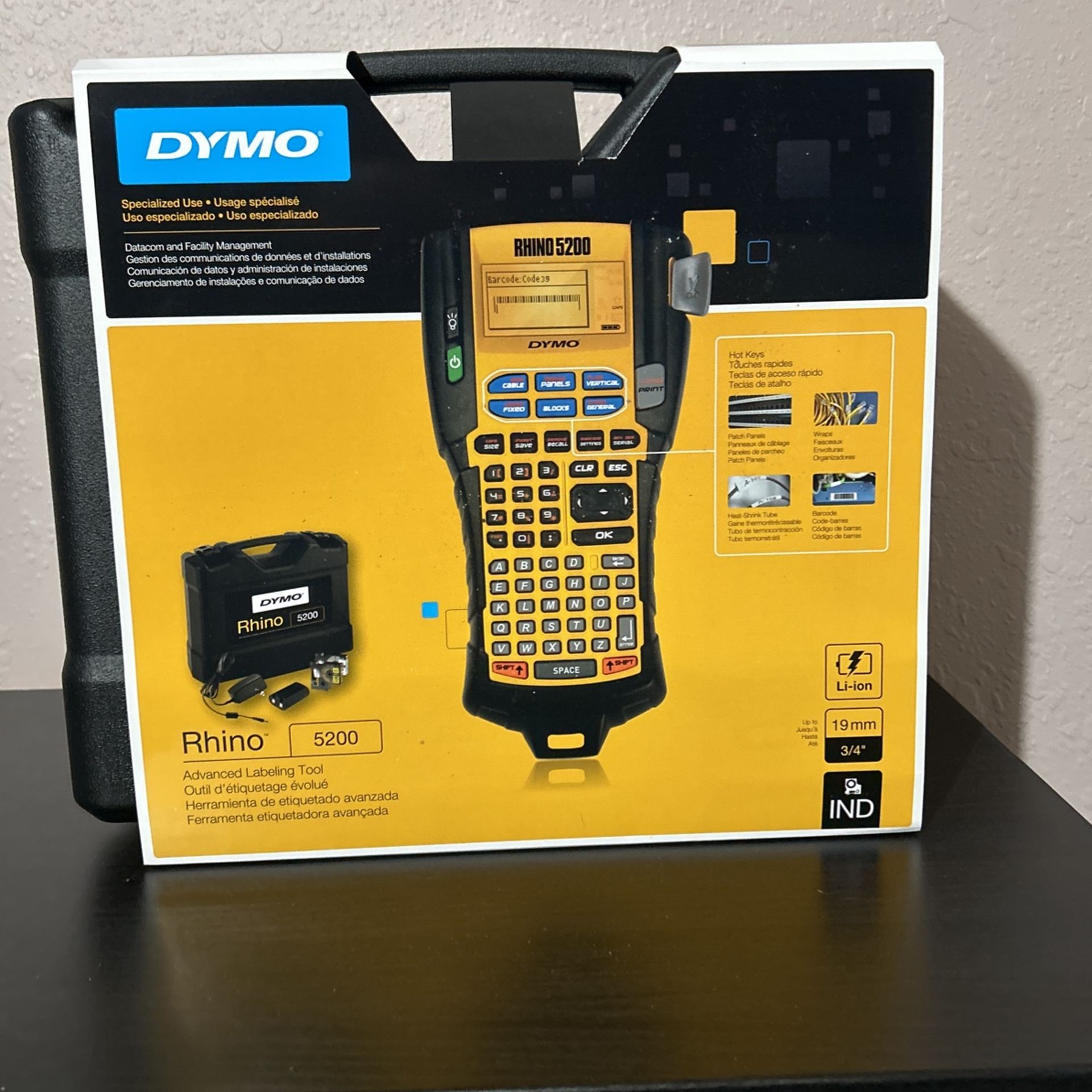 Dymo Rhino 5200 Label Maker for Sale in Humble, TX OfferUp
