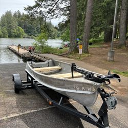 Aluminum Boat (trailer Included)