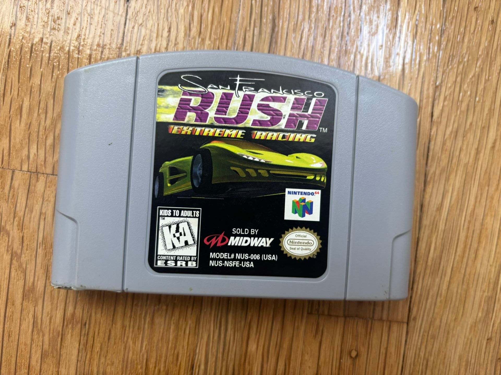 San Francisco Rush: Extreme Racing – Nintendo 64 (Authentic Cartridge)