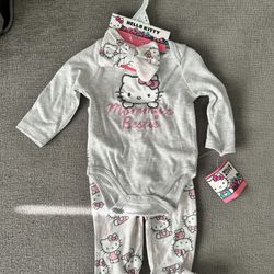 Hello Kitty Baby Outfit Size 6 Months