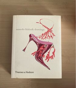 2003 MANOLO BLAHNIK DRAWINGS BOOK BY THAMES & HUDSON