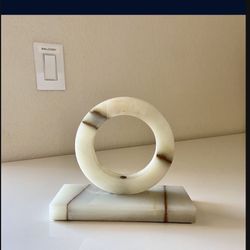 One Onyx Marble Stone Abstract Sculpture - Mid-Century Modern MCM