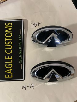 INFINITI Q50 2014-2024 GRILL  STOCK CHROME EMBLEM