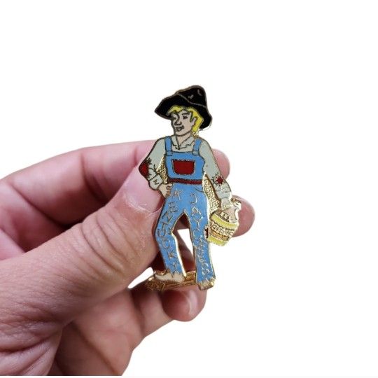 Vintage Gold Toned Kentucky Jaycees Delegate Pin 2"