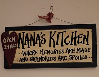 Nana's Kitchen Decorative Wall Sign