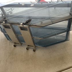 Glass TV Stand