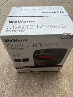 WeWarm HT1268NA 1500W Infrared Quartz Portable Space Heater w/ Remote