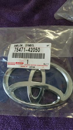 Genuine Toyota Accessories {contact info removed} Toyota Logo Emblem