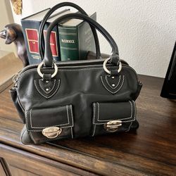Marc Jacobs Italian Black Leather  Handbag