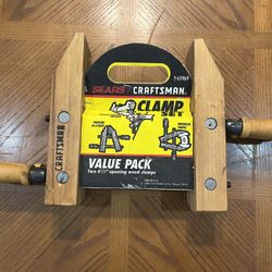 NEW - Craftsman Wood Clamps (Set of 2)