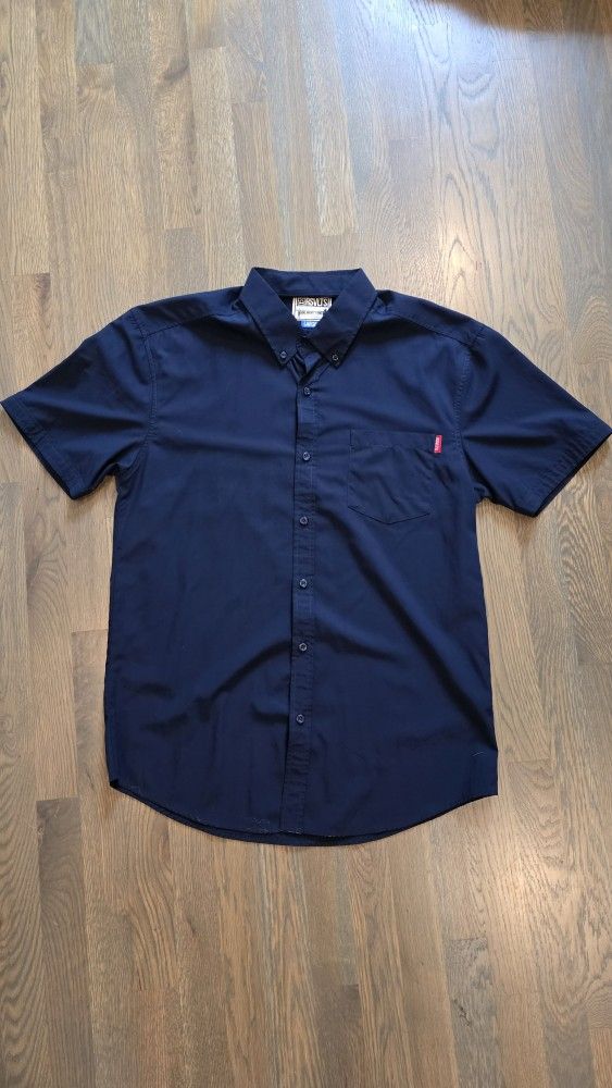 Mens Rsvlts Button Up Shirt - L