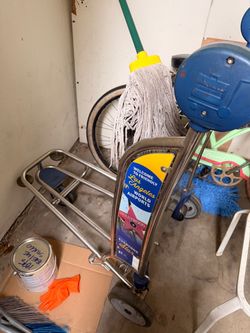 Stainless Steel Luggage Cart