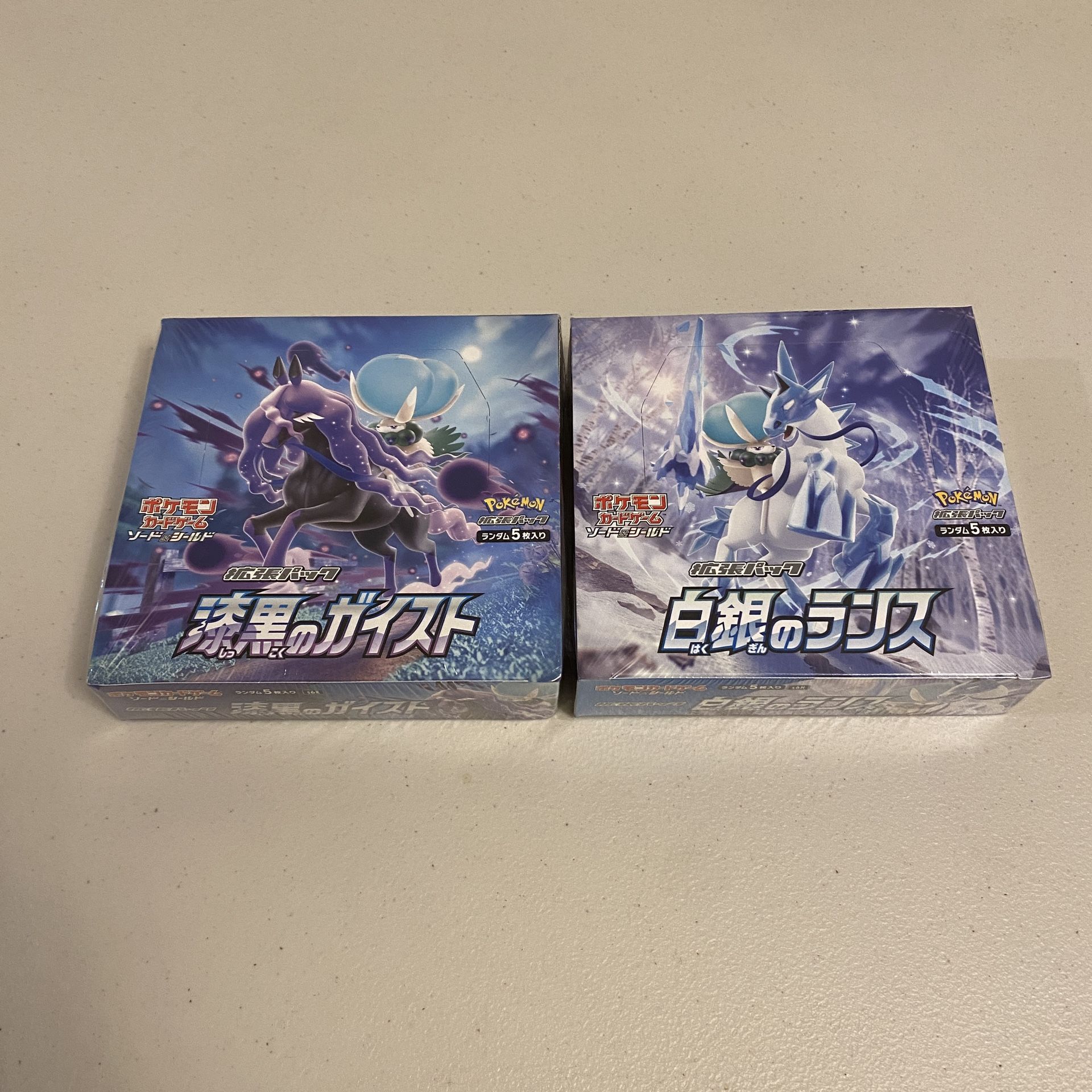 pokemon jet black booster box Pokemon Card Sword&Shield Jet Black Geist Spirit Booster Box s6K / Korean Ver