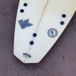 6'2" channel Islands Kelly Slater model 1990s thruster Surfboard short board