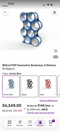 Blue Bolla Pop Bookcase