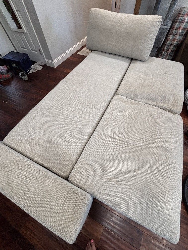 Sofa With Storage And Full Size Bed.