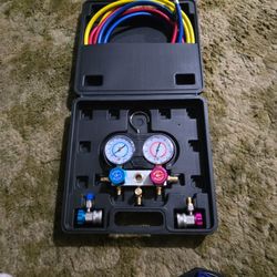 R134A A/c Manifold Gauge Set