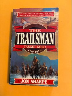 The Trailsman.  “Target Gold”   No. 191 by Jon Sharpe