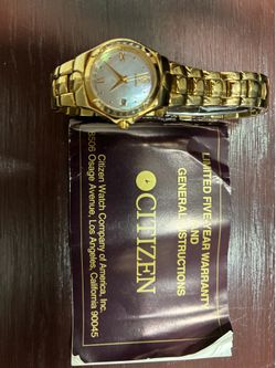 Citizens Gold Watch