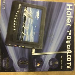 Haier 7” handheld lcd tv
