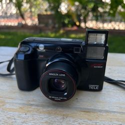 Minolta Freedom Tele 35mm Point and Shoot Film Camera