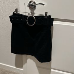 Zara Faux Suede Skirt