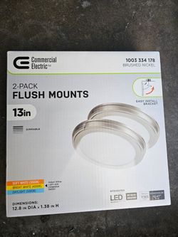 2 pack Commercial Electric L.E.D Lights