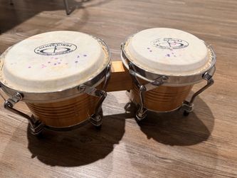 GP Percussion Wooden Bongo Drums