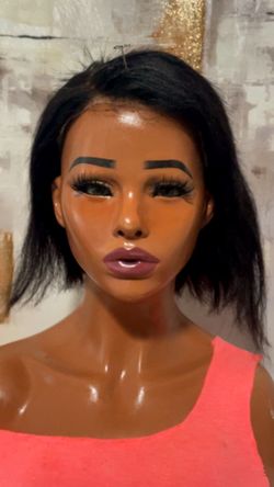 8 inch bob frontal wig