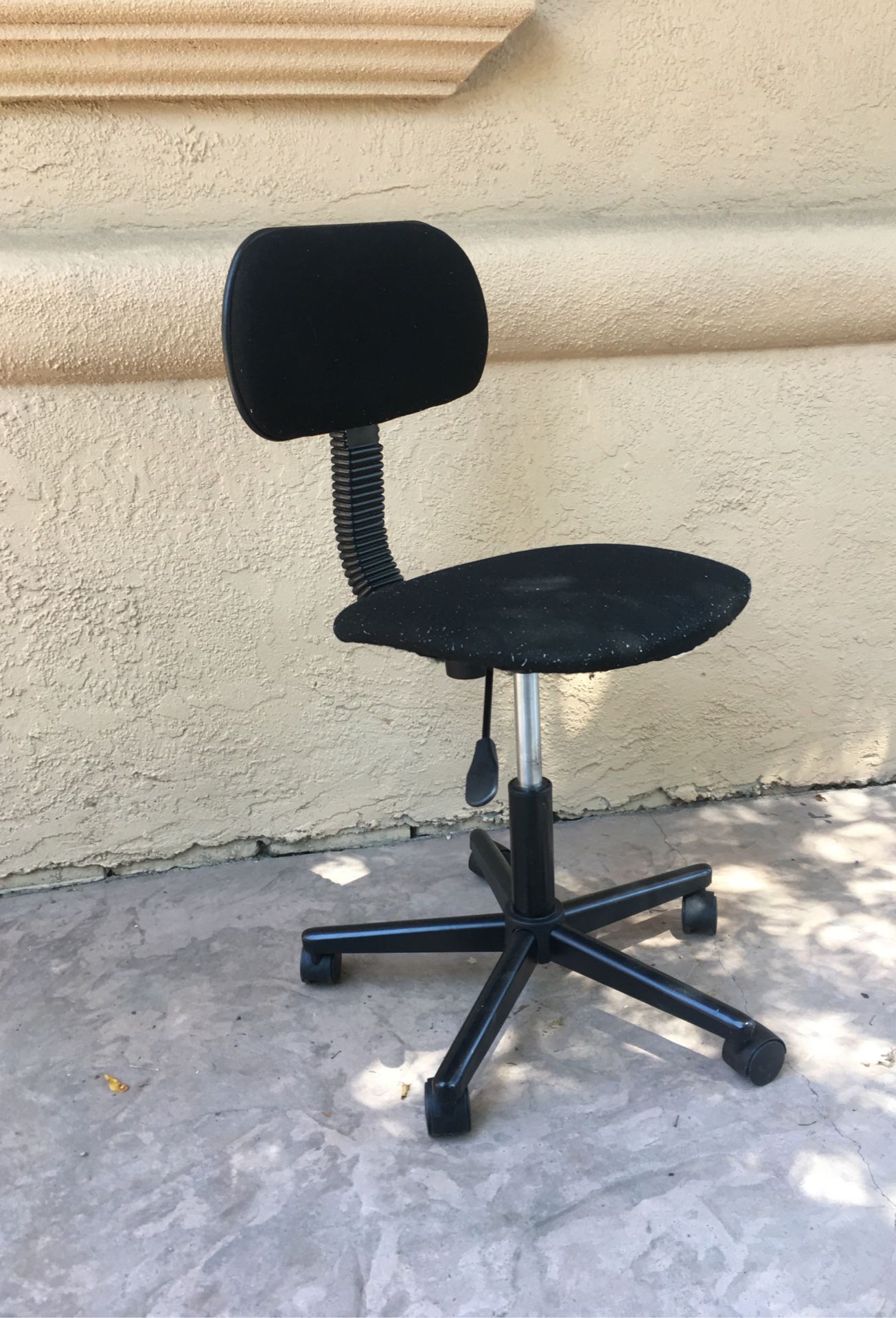 Office chair , adjustable seat,size small.
