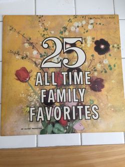 Vinyl- 25 All Time Family Favorites vinyl record