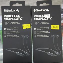 Skullcandy Wireless Earphones Brand New Sealed With 1 Year Warranty 