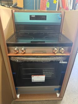 Box stove electric Frigidaire stainless steel w 30”